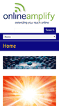 Mobile Screenshot of onlineamplify.com